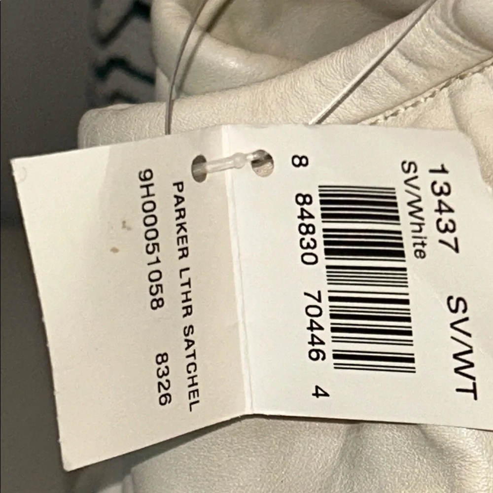 Coach White Leather Bag NWT - Picture 3 of 15